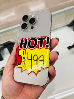 iPhone 15 pro 128gb AT&T cricket