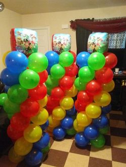 2 balloom column 8ft for $80