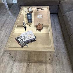 Mirrored accent tables