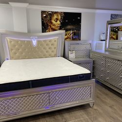 🌟🌟🌟 Beautiful 5pc Bedroom Sets starting at $599 😳😮WOW!!!