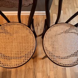 Pair of Thonet Style Cane Chairs