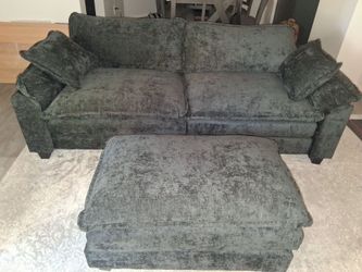 Sofa with ottoman