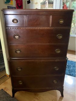 Antique solid wood dresser $150