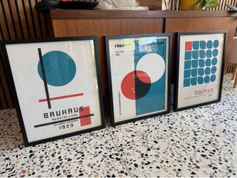 Bauhaus framed poster prints