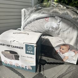 Baby Hip Carrier And Baby Pillow 
