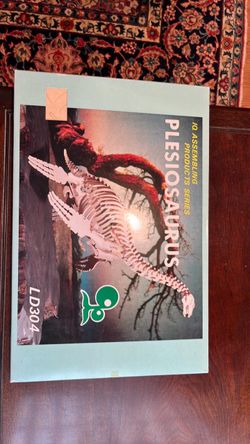 Plesiosaurus prehistoric marine reptile model kit