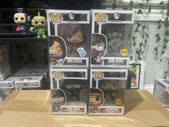 Mortal Kombat Funko Pop Lot/Bundle of 4