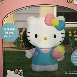 New HELLO KITTY INFLATABLE 🐣