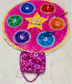 Bella Dancerella Popstar Dance Mat with Barbie Twister Pink Bag! Fun Way to Teach Counting Skills!