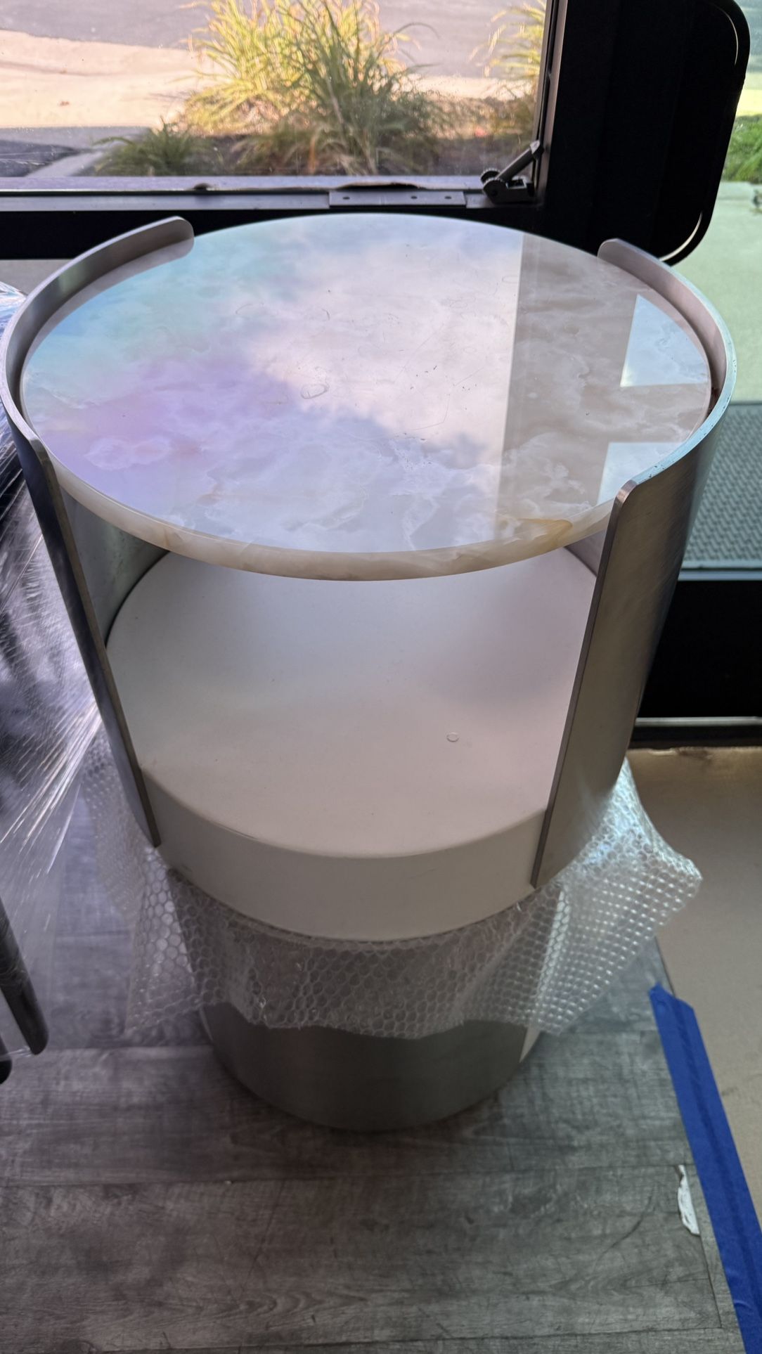 Round Marble Side Table