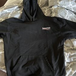 Black Balenciaga Hoodie