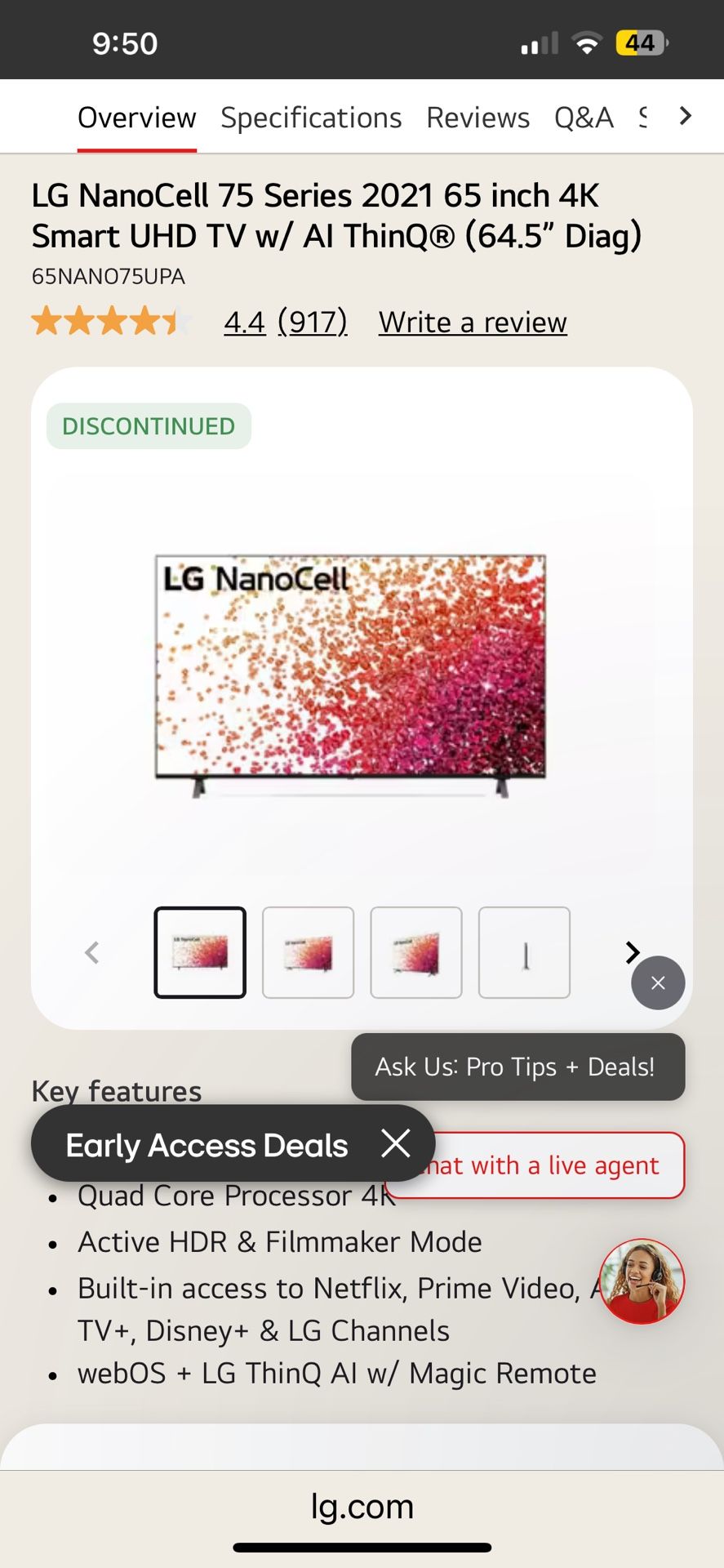 LG SMART TV WITH AI
