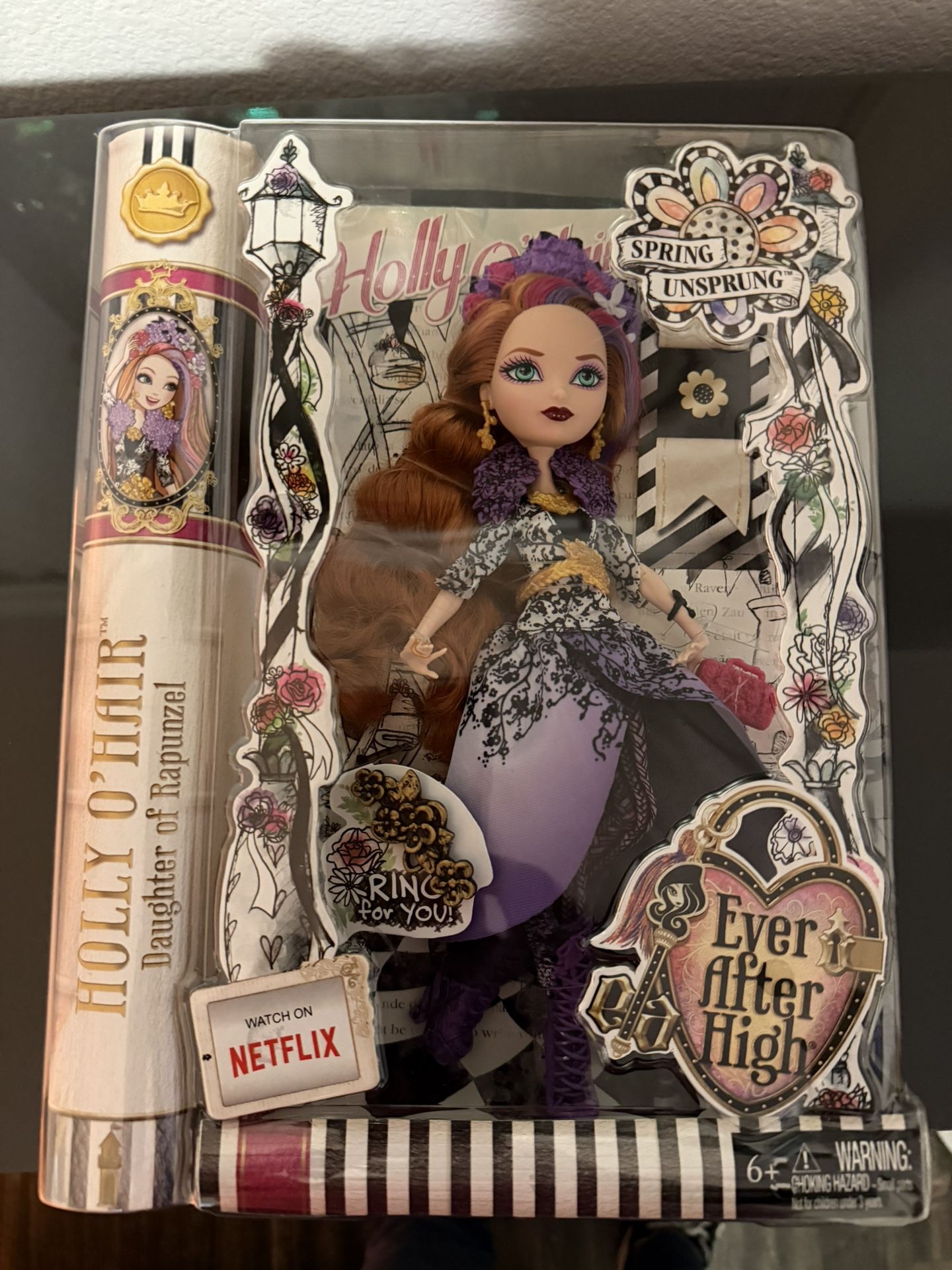 Ever After High Spring Unsprung Holly O'Hair Doll Rapunzel's Daughter