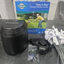 PetSafe PIF00-12917 Stay & Play Compact Wireless Dog Fence W/ Collar 