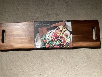 Grazing Board , Acacia Wood , (31.5 X 8.6)