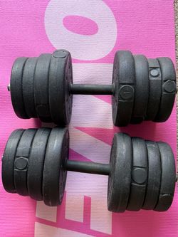 Two 35lbs Dumbbells