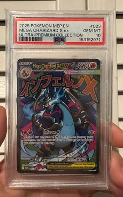 Pokemon Mega Charizard X ex 023 PSA 10