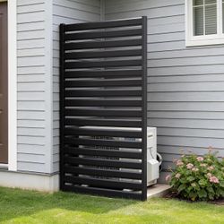 72" H x 38" W (1 Panel) Air Conditioner Fence Panels,Outdoor Metal Privacy Screens, Trash Can Privacy Fence Panel for Outside Unit,Pool Eequipment En