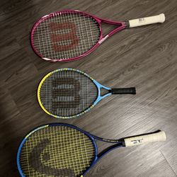 Tennis racquets 