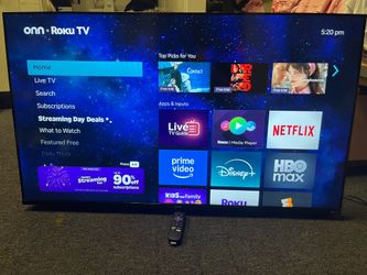 ONN 50” Roku Smart TV