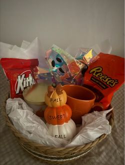 Fall Cozy Gift Basket 🎃🍫☕️