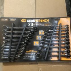 Gearwrench 20pc Sae & Metric Ratcheting Wrenches Set