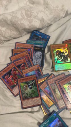 Yugioh holos and box of bulk