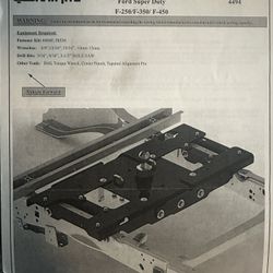Ford super Duty Draw Tite Gooseneck Hitch