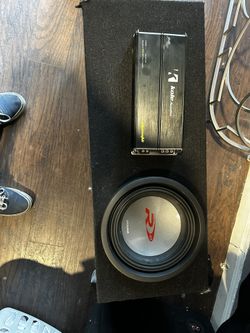 10” Inch Alpine Type R With Amp