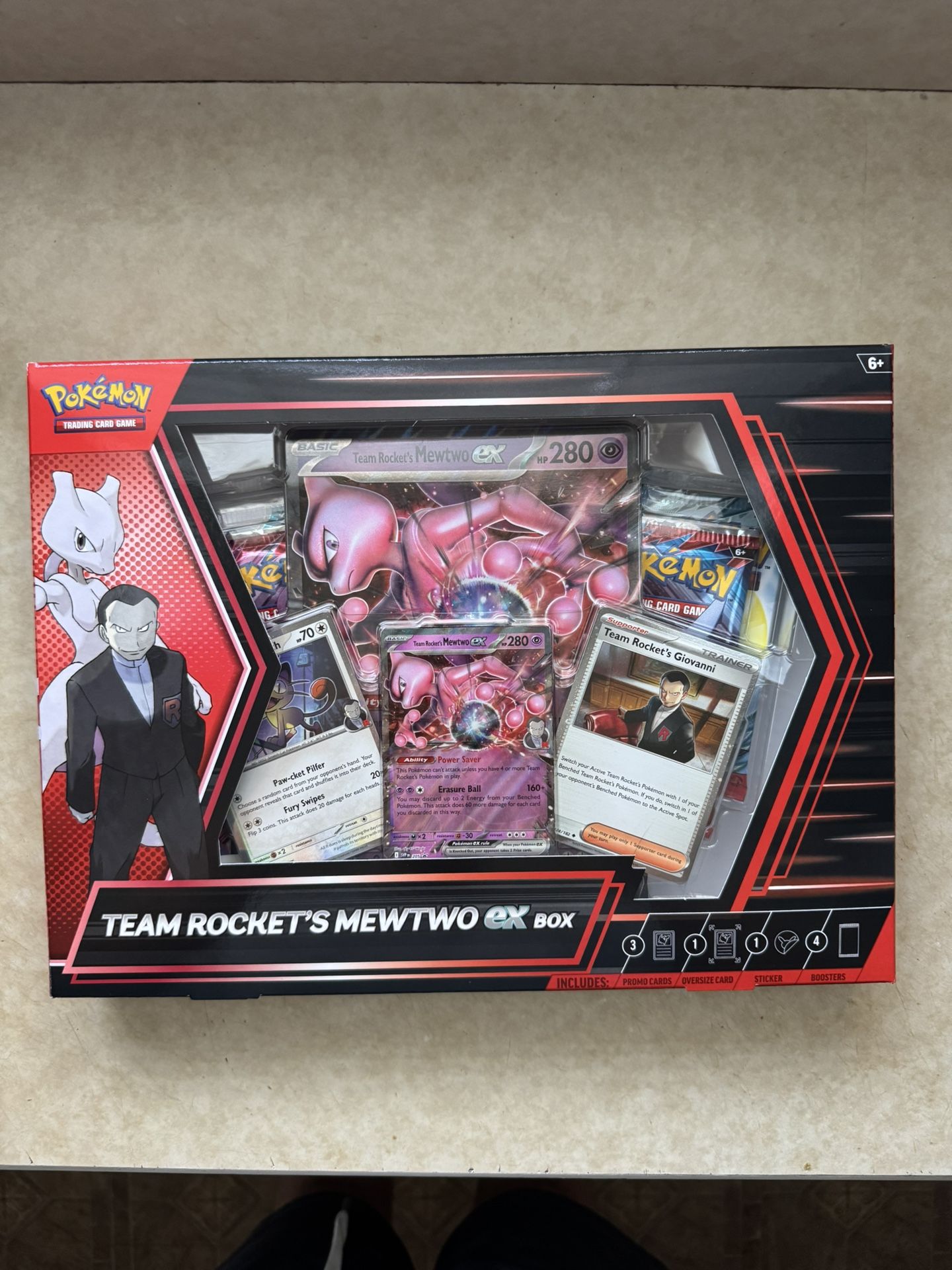 Team Rockets Mewtwo Ex Box