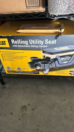 CAT rolling utility seat