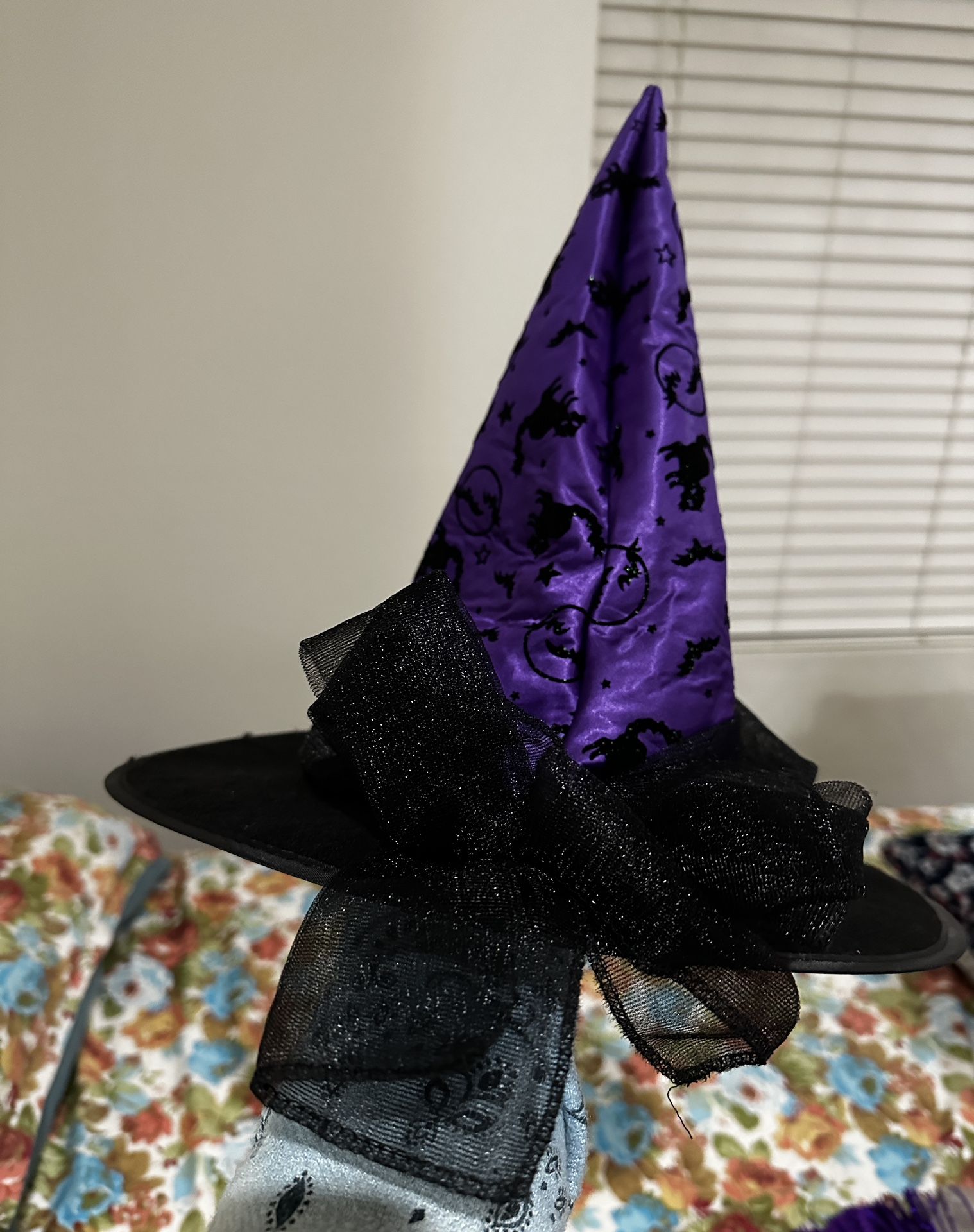 Kids Witch Hat and Broom- Halloween