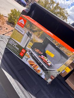 Ozark Trail 2-Burner 2-in-1 Tabletop Grill & Stove