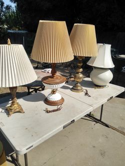 Lamps 5:00 Each