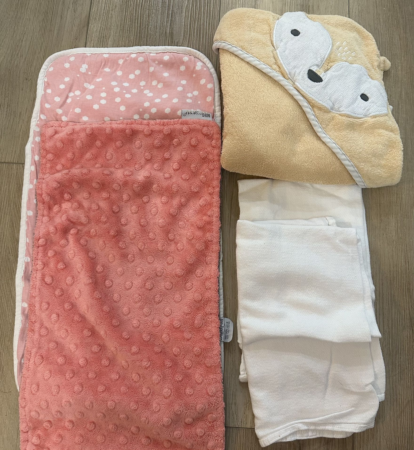 Baby Burp Cloths And Bath Towel