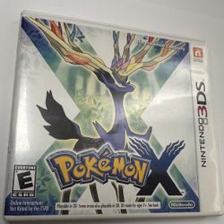Pokemon X (Nintendo 3DS, 2013) Authentic Complete CIB TESTED