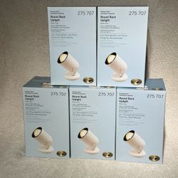 Hampton Bay Round Back Uplight – Lot of 5