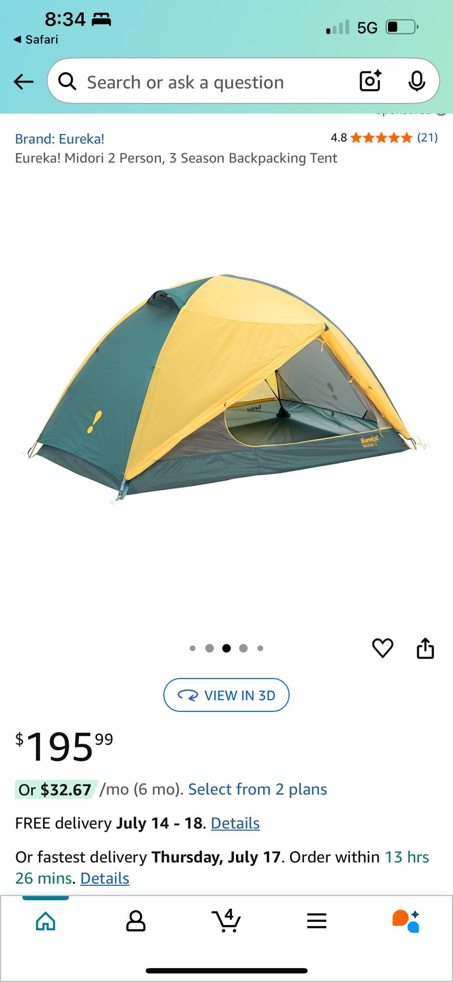 Used Eurika midori 2