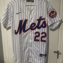 Juan Soto #22 New York Mets Pinstripe Jersey ‘s