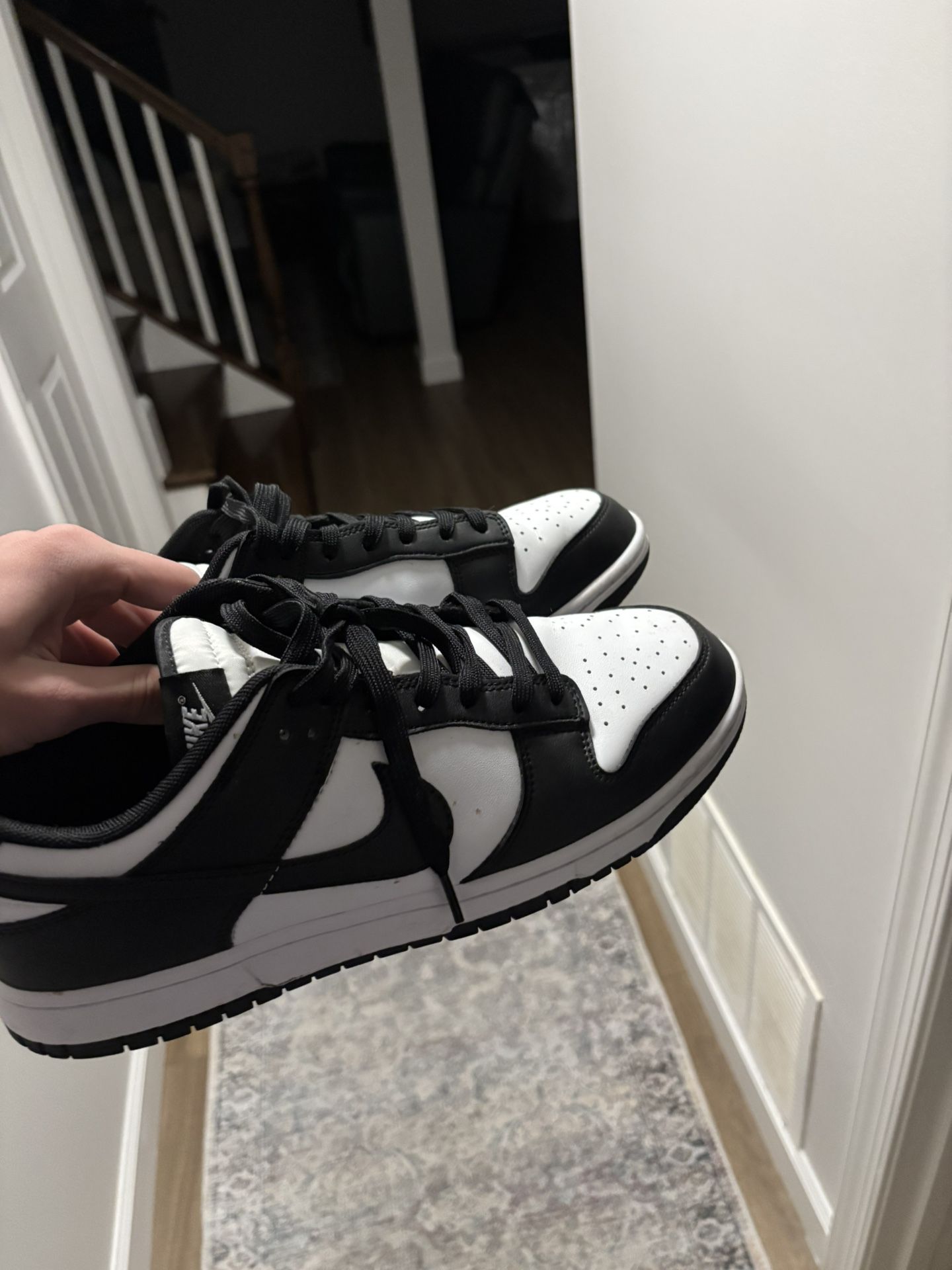 Worn 1x Panda Dunks