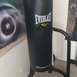 70lb Punching Bag With Stand And Gloves