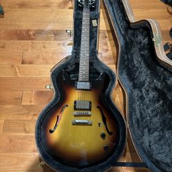 2014 Gibson ES-335 Studio Semi-Hollow Electric Guitar Sunburst + Case  