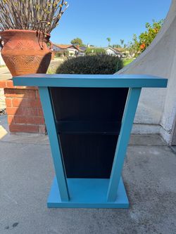 Turquoise console table