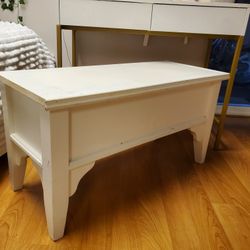 Solid Wood Storage Bench