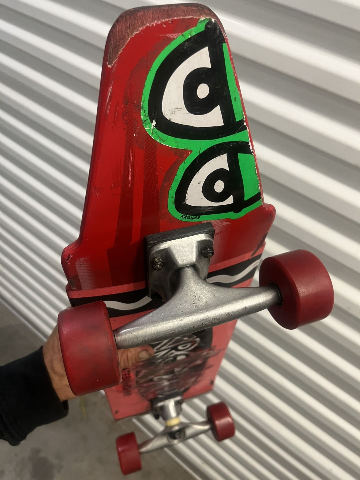 Krooked Brand Crayon Shaped Limited Edition Skateboard Cruiser 