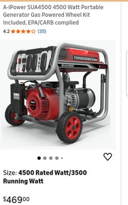 Portable  Gas Powered Generater