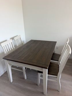 Wood Dining Table Set