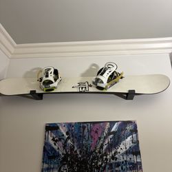 M3 Snowboard With Burton Bindings