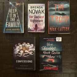 FICTION/MYSTERY THRILLER BOOK BUNDLE