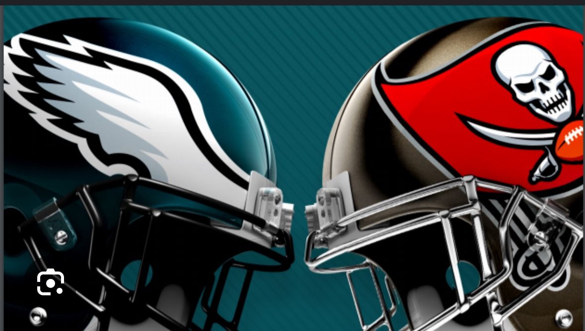Eagles Bucs 6 Rows From Field In End zone